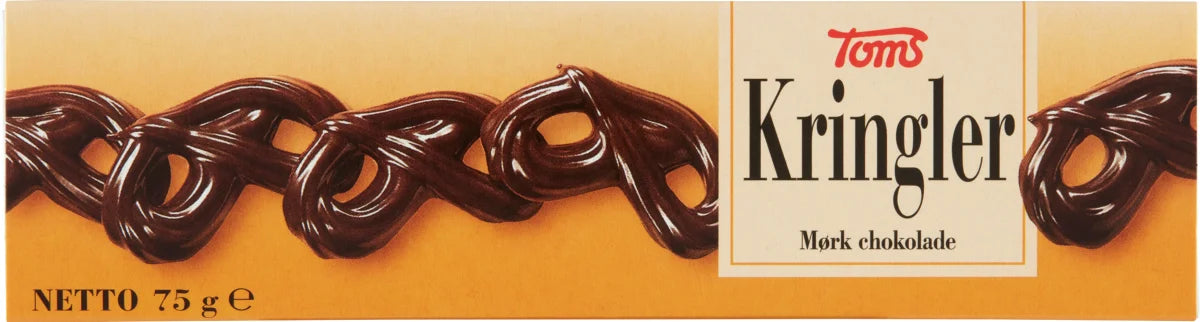 Toms - Chokolade Kringler - dark chocolate