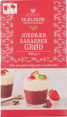 Jordbær/Rabarbergrød - strawberry/rhubarb