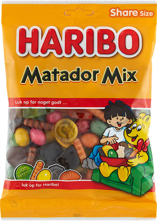 Haribo Matador Mix Big Bag - winegum / liquorice mix no. 1 in Denmark