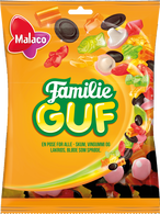 Malaco - Familie Guf 120g - winegum / liquorice / foam mix