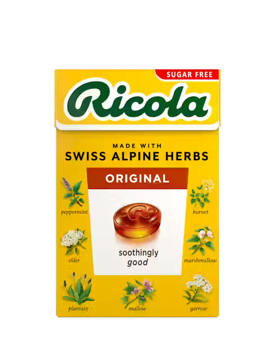 Ricola - Original Urtebolcher - sukkerfri
