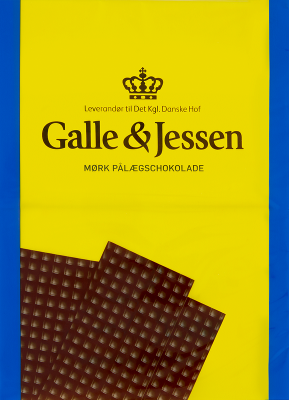 Galle&Jessen Pålægschokolade Mørk 2pk