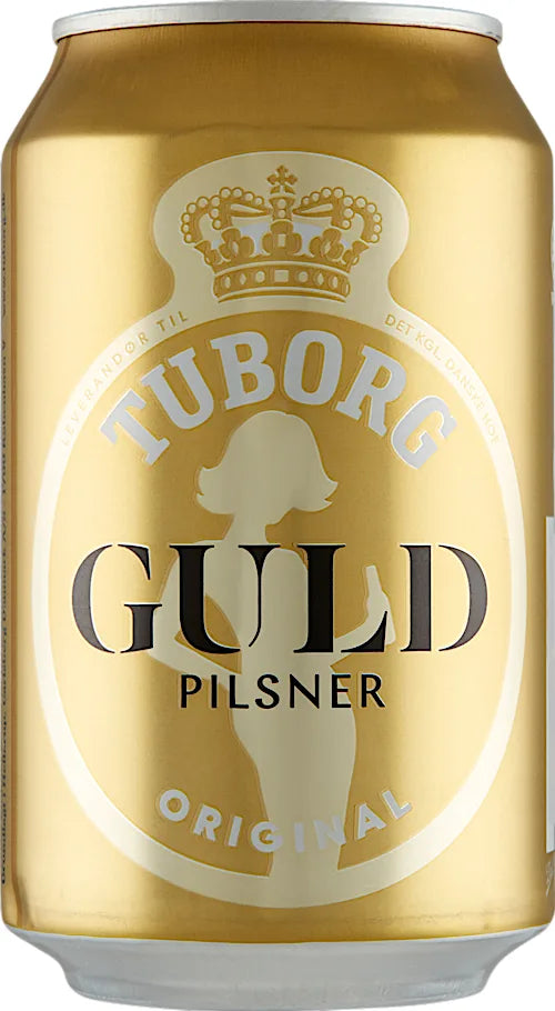 Guld Tuborg 6 pk - Den Gyldne Dame - beer
