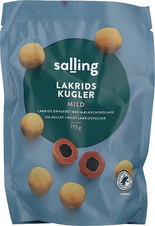 Salling - Lakridskugler - Mild - Best before date 10th February 2026