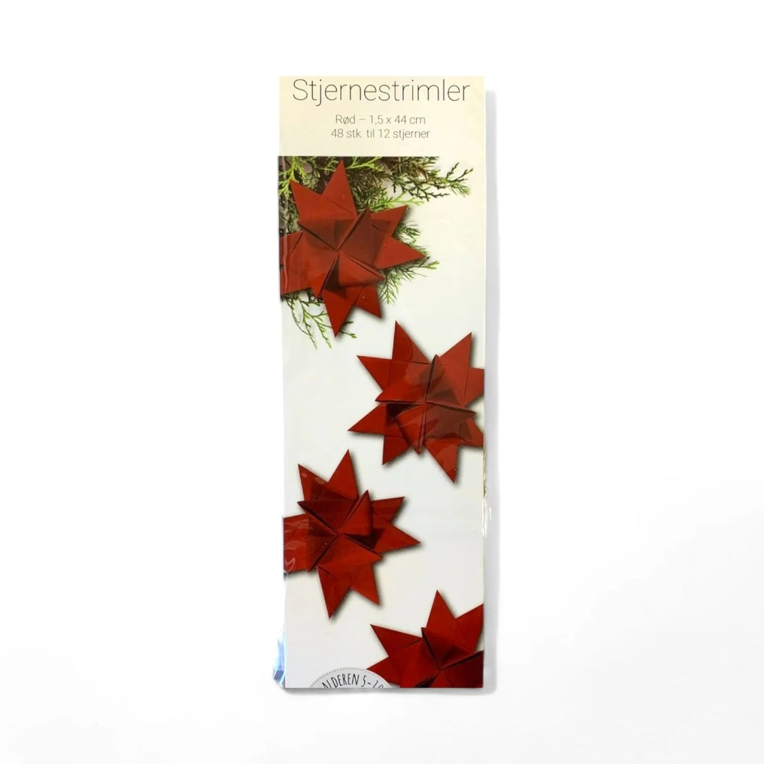 Christmas - Flet selv Stjernestrimler - rød