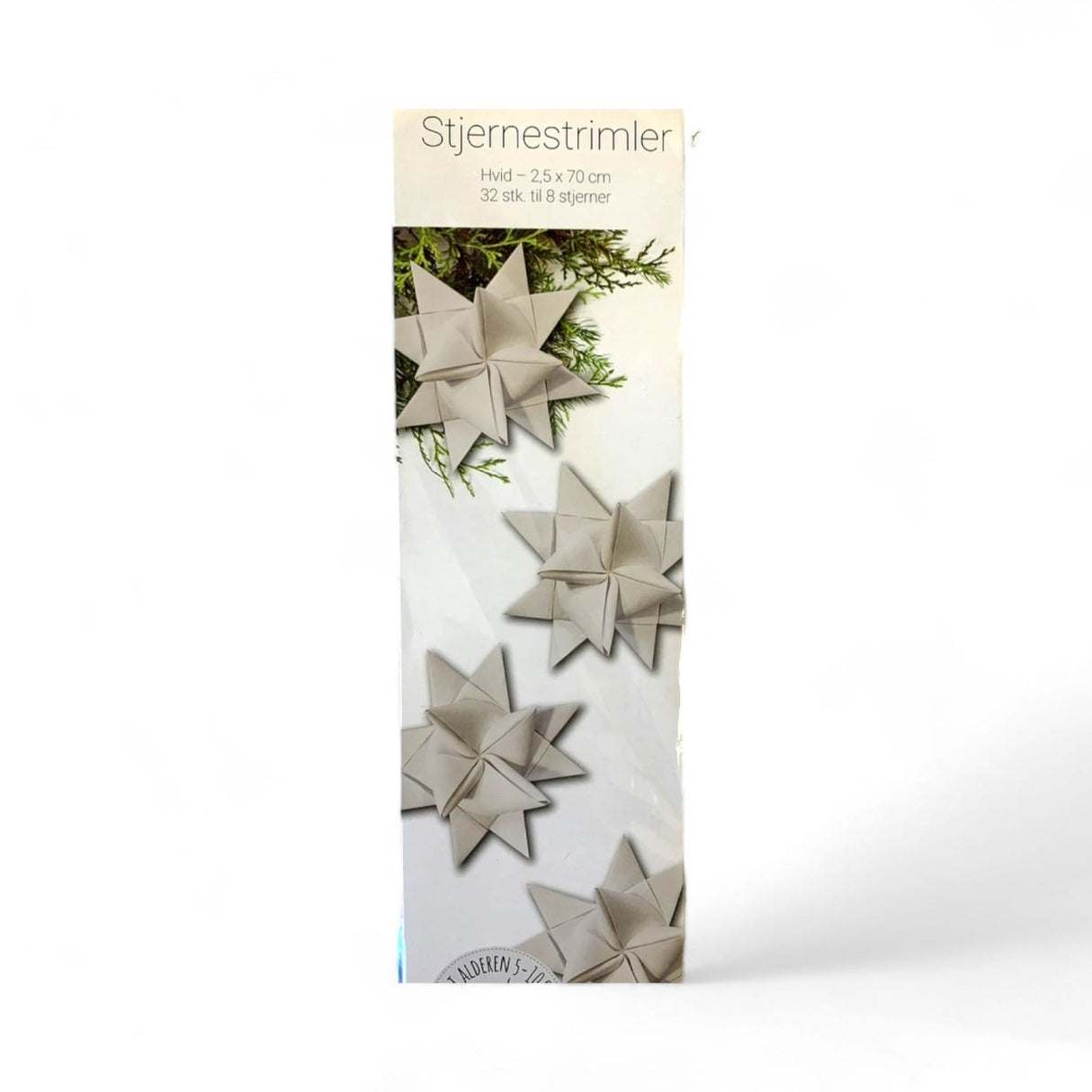 Christmas - Flet selv Stjernestrimler - hvid