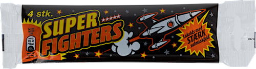 Super Fighters 4pk - strong liquorice with salmiac