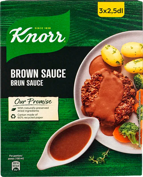 Knorr Brun Sauce 3pk