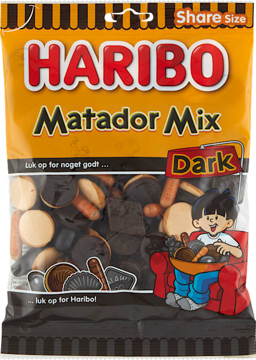 Haribo Matador Mix Dark Big Bag - liquorice