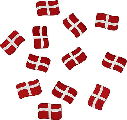 Celebration - Strøflag i træ 50 stk. - confetti - small wood flags