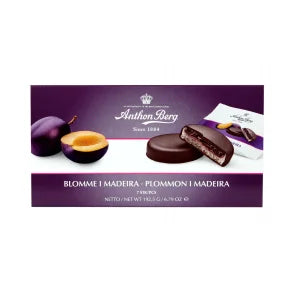 Anthon Berg - Blomme i Madeira - dark chocolate with marzipan and plum