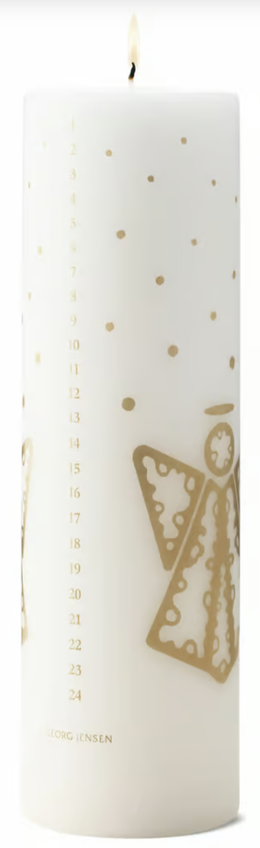 Christmas - Georg Jensen Kalenderlys - Christmas candle 1-24  - 20 cm