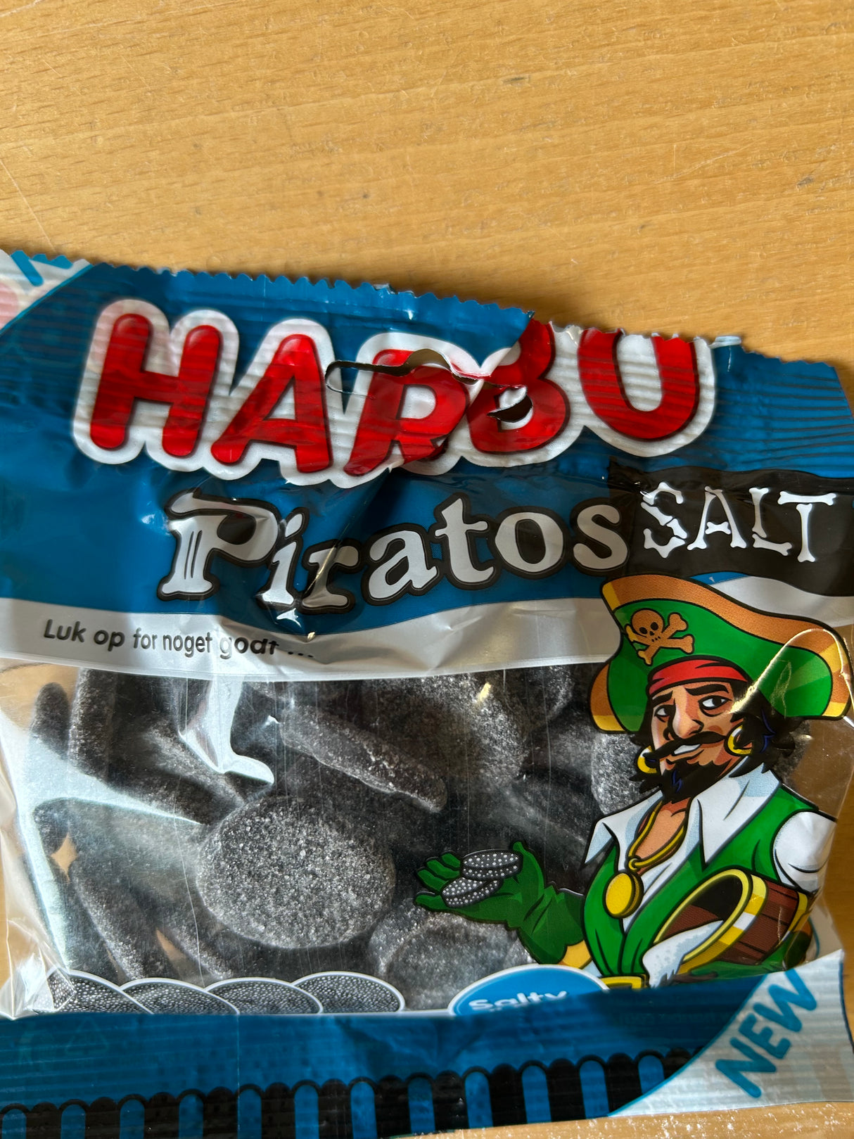 Haribo Piratos Salt - salty liquorice - Best Before Day June 2026