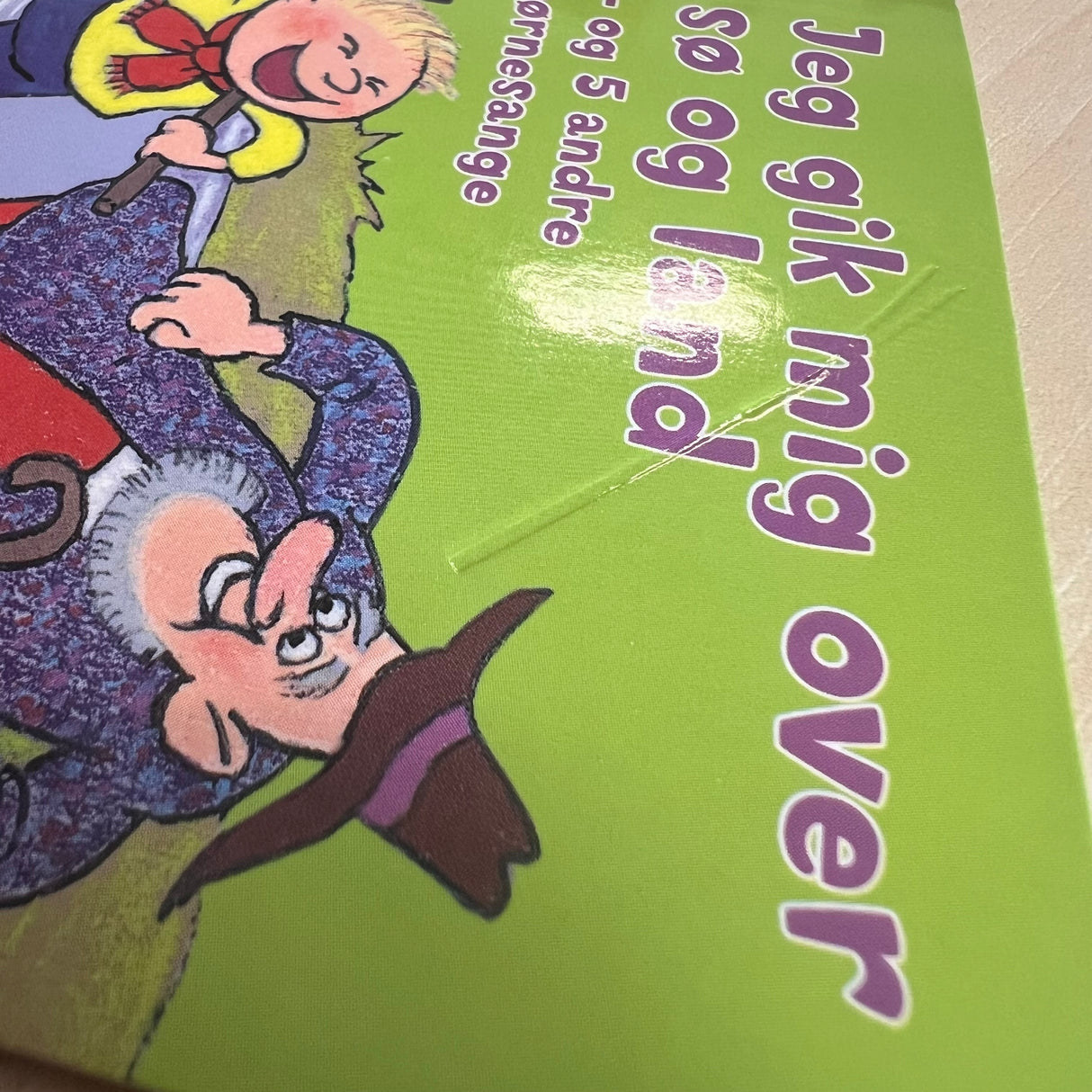 Book - Børnesange - Jeg gik mig over sø og land - 2nd Sort