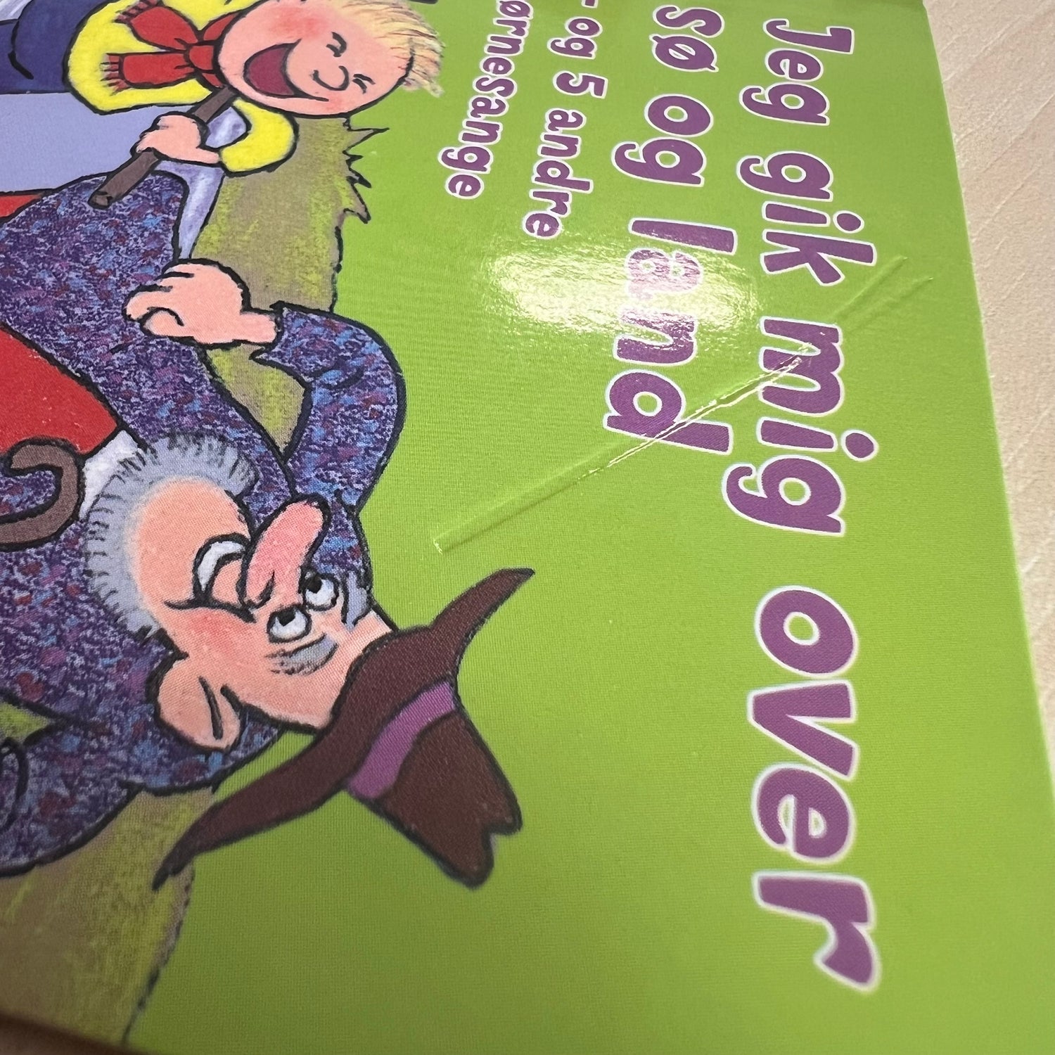 Book - Børnesange - Jeg gik mig over sø og land - 2nd Sort
