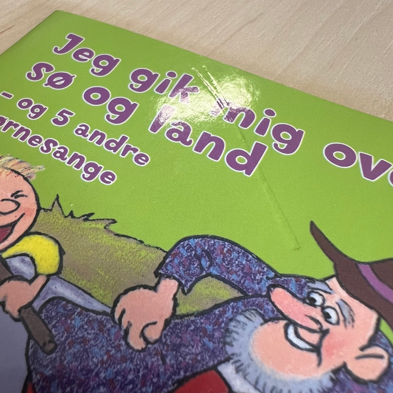 Book - Børnesange - Jeg gik mig over sø og land - 2nd Sort