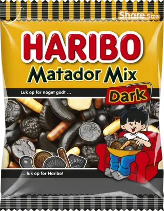 Haribo Matador Mix Dark - Licorice - Best Before Date September 2026