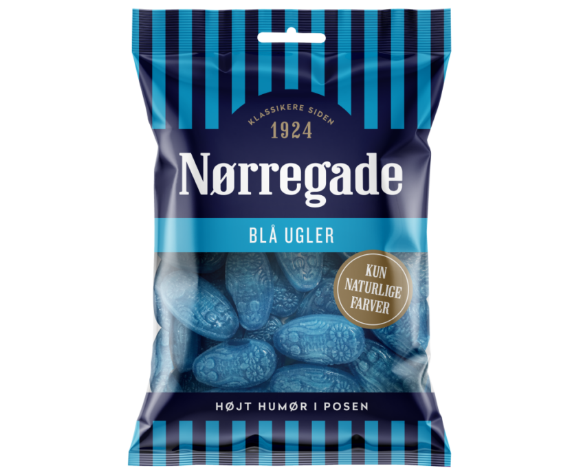 Nørregade - Blå Ugler - menthol / liquorice