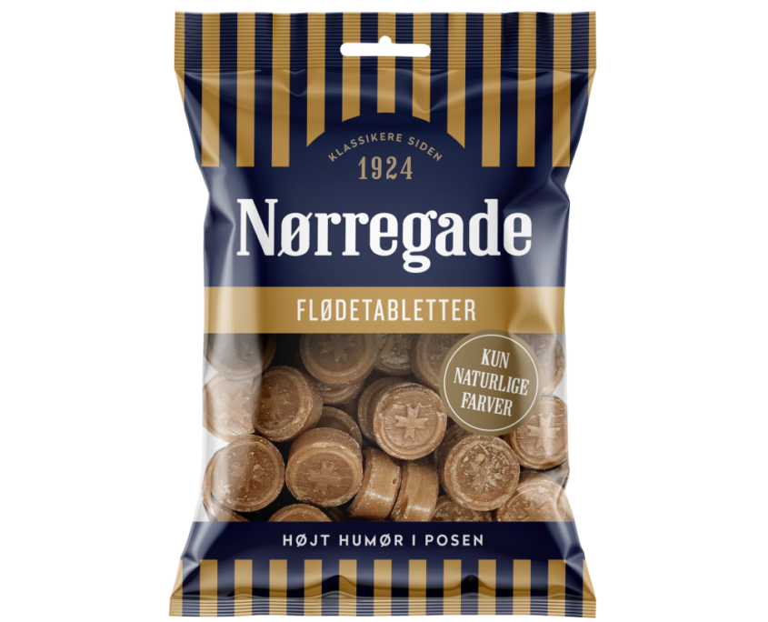 Nørregade - Flødetabletter - an old Danish caramel candy