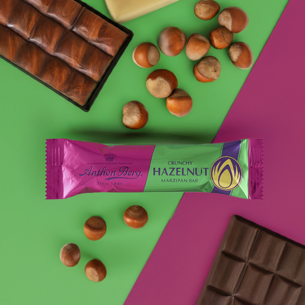 Anthon Berg - Marcipanbrød -  Hazelnut marzipan bar