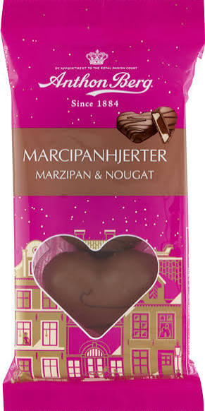 Anthon Berg - Marcipanhjerter - marzipan & nougat