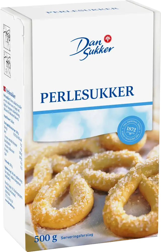 Dansukker - Perlesukker - for baking