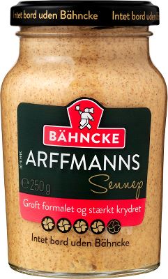 Bähncke - Arffmann's Sennep / mustard - Best before date 15th January 2026