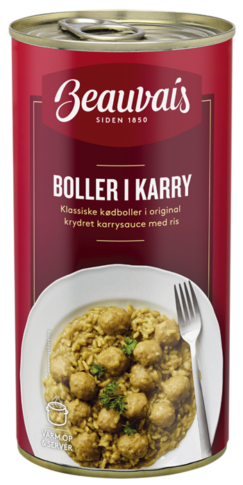 Beauvais - Boller i karry  - Meatballs in Curry