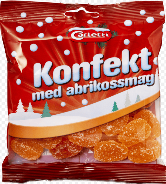 Carletti - Konfekt med abrikos - sugar