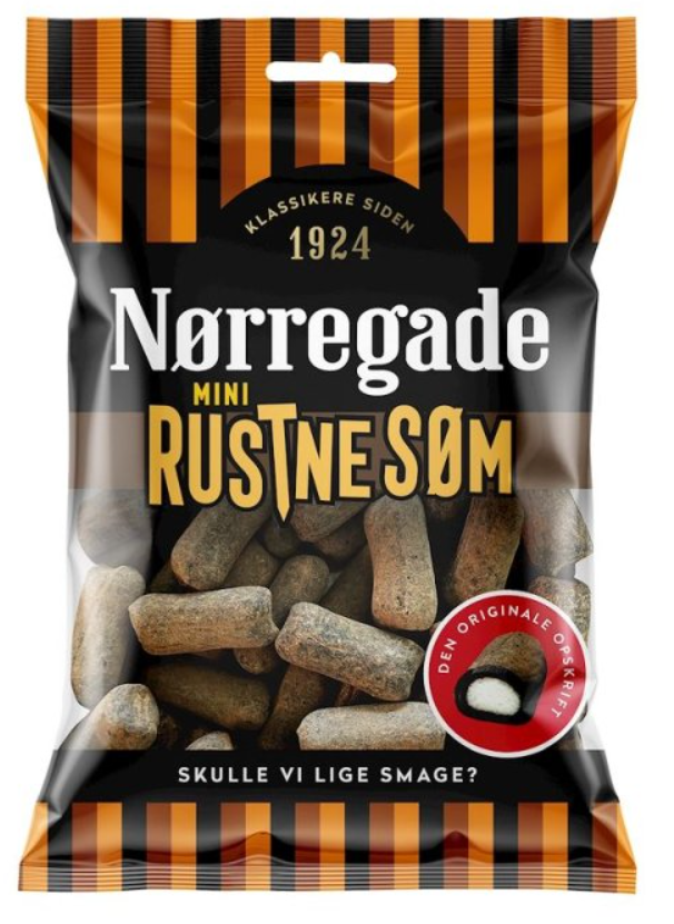 Nørregade - Rustne Søm - Liquorice Candy - lots of Liquorice powder