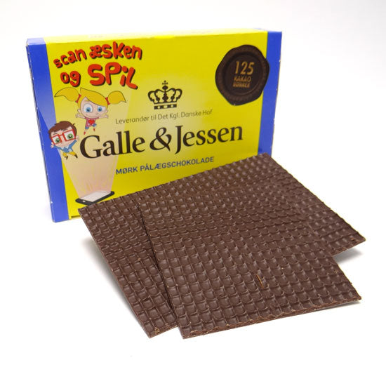 Galle&Jessen Pålægschokolade Mørk 2pk