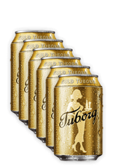 Guld Tuborg 6 pk - Den Gyldne Dame - beer