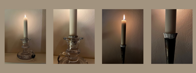 Lysmanchetter 24 pcs - Candle Drip Rings