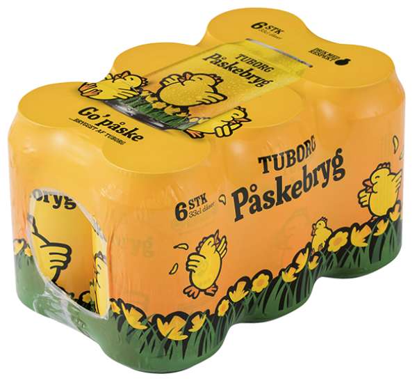 Tuborg Påskebryg 6 pk - the Famous Danish Easter beer -