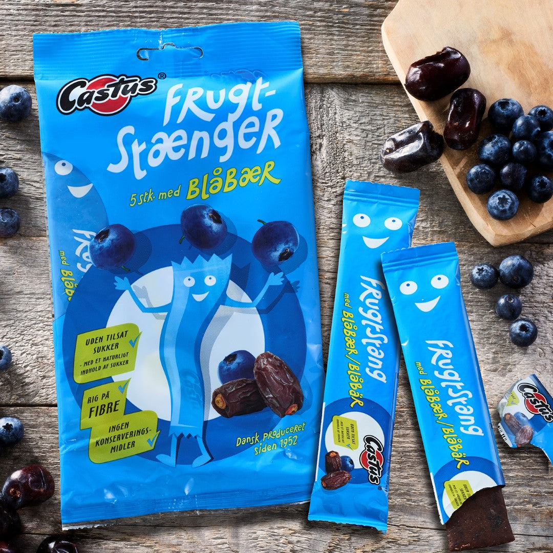 Castus - Frugtstænger Blåbær - blueberry