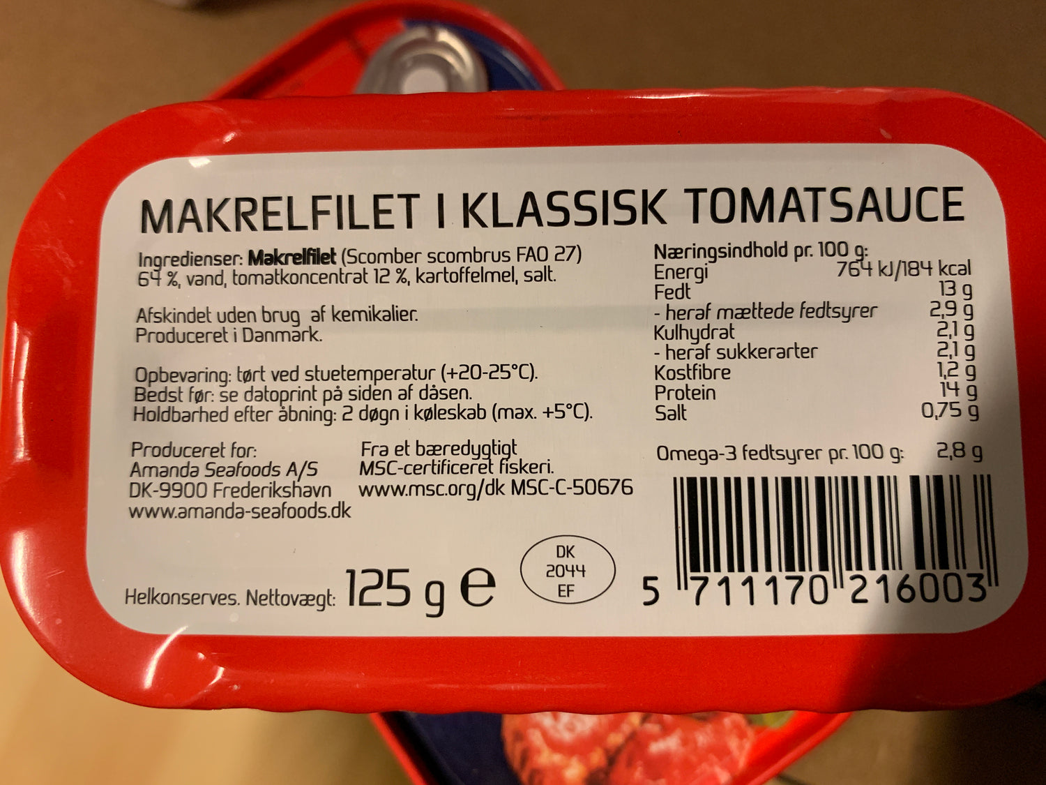 Amanda - Makrel i tomat