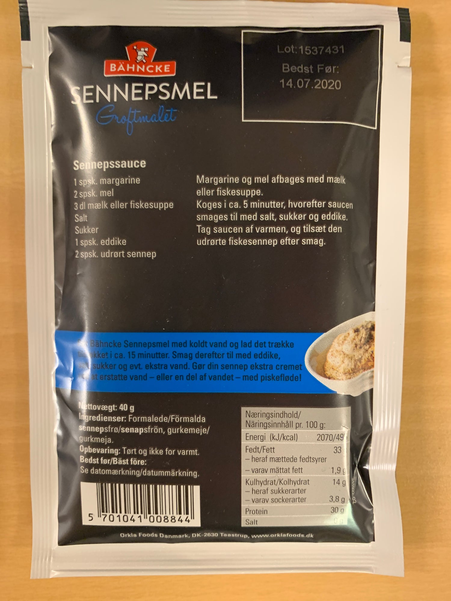 Bähncke - Sennepsmel groftmalet