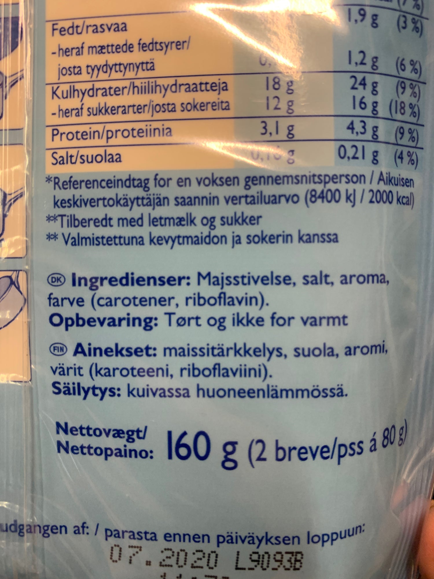 Dr. Oekter - Budding - vanilla puding Best before date January 2026