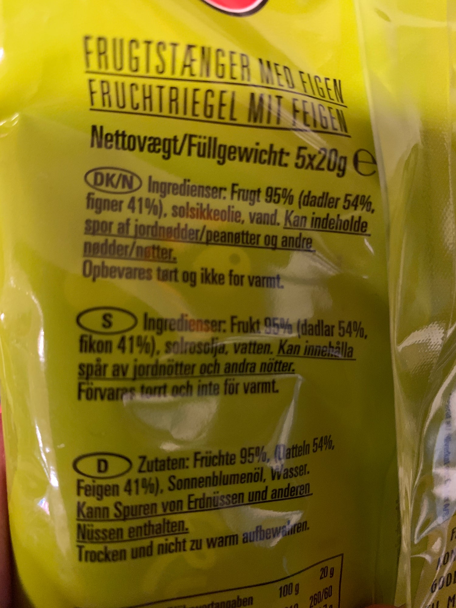 Castus - Frugtstænger Figen - fig