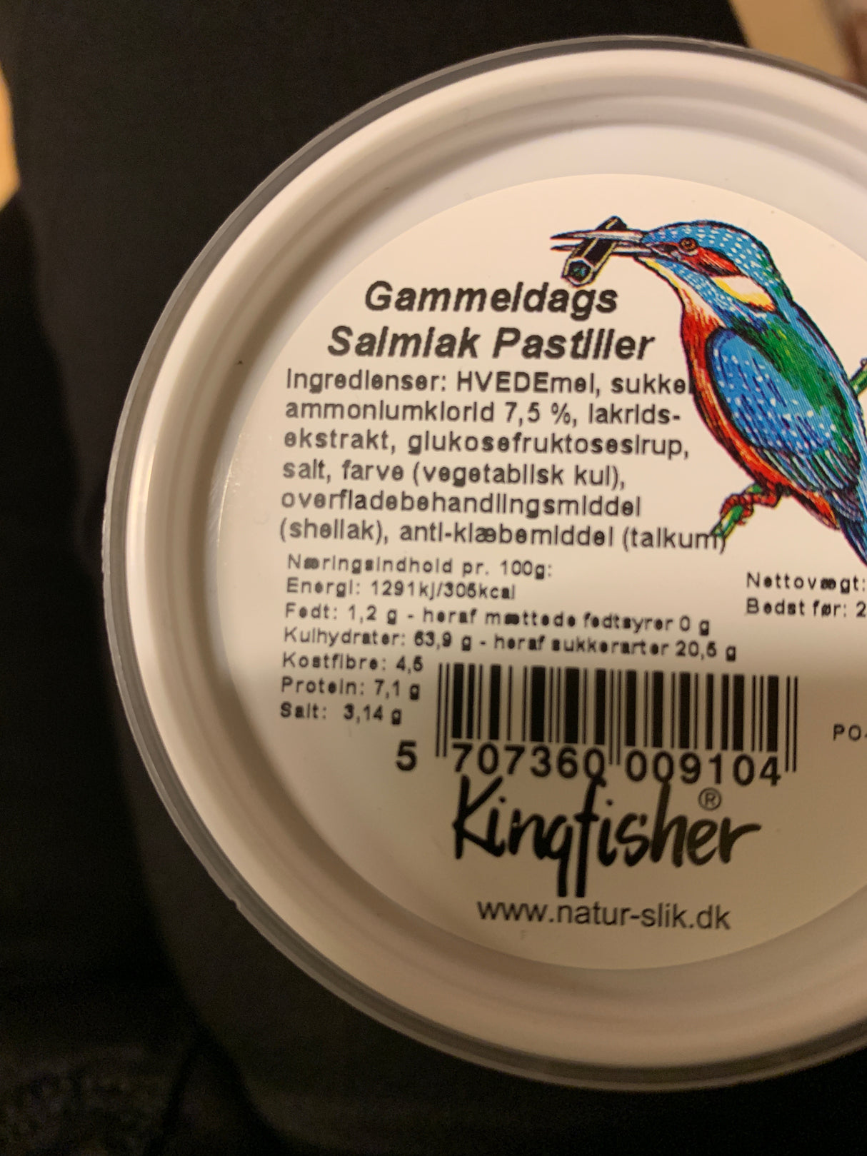 Kingfisher - Gammeldags Salmiak Pastiller - salmiak liquorice