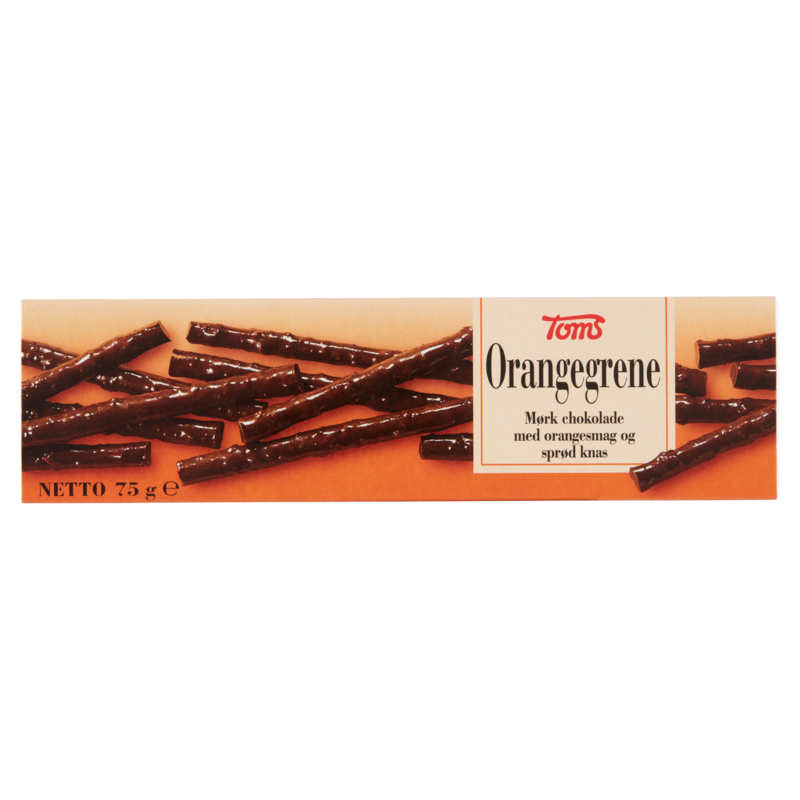 Toms - Orangegrene - chocolate with orange taste