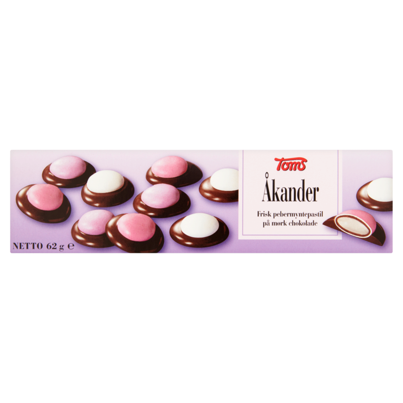 Toms - Åkander - Dark Chocolate with Crisp Mint