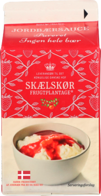 Skælskør jordbærsauce - strawberry sauce