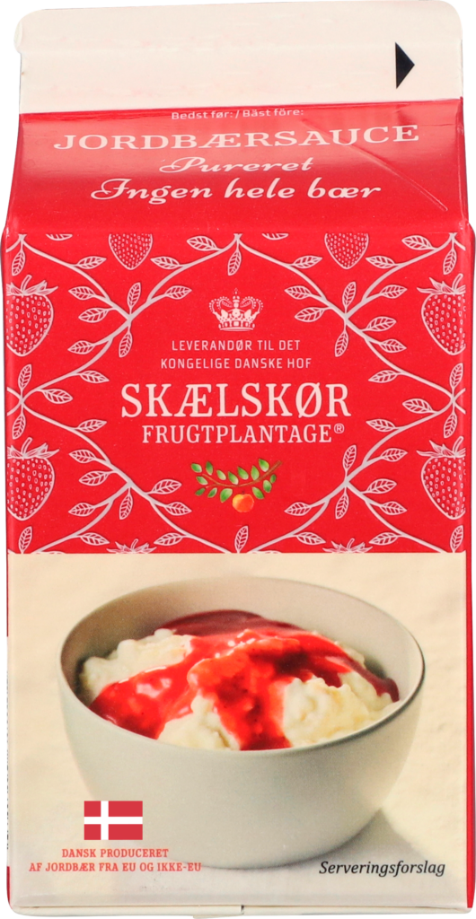 Skælskør jordbærsauce - strawberry sauce