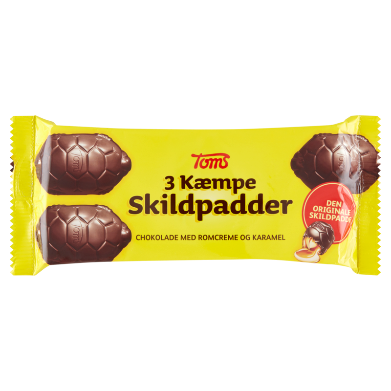 Toms - Kæmpe Skildpadder 3stk - Best Before Date 3rd October 2026
