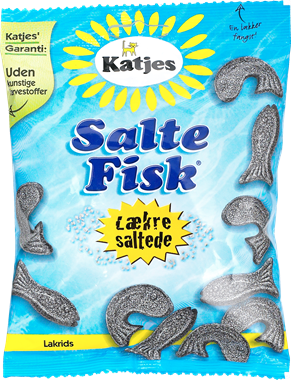 Katjes Salte Fisk - Licorice