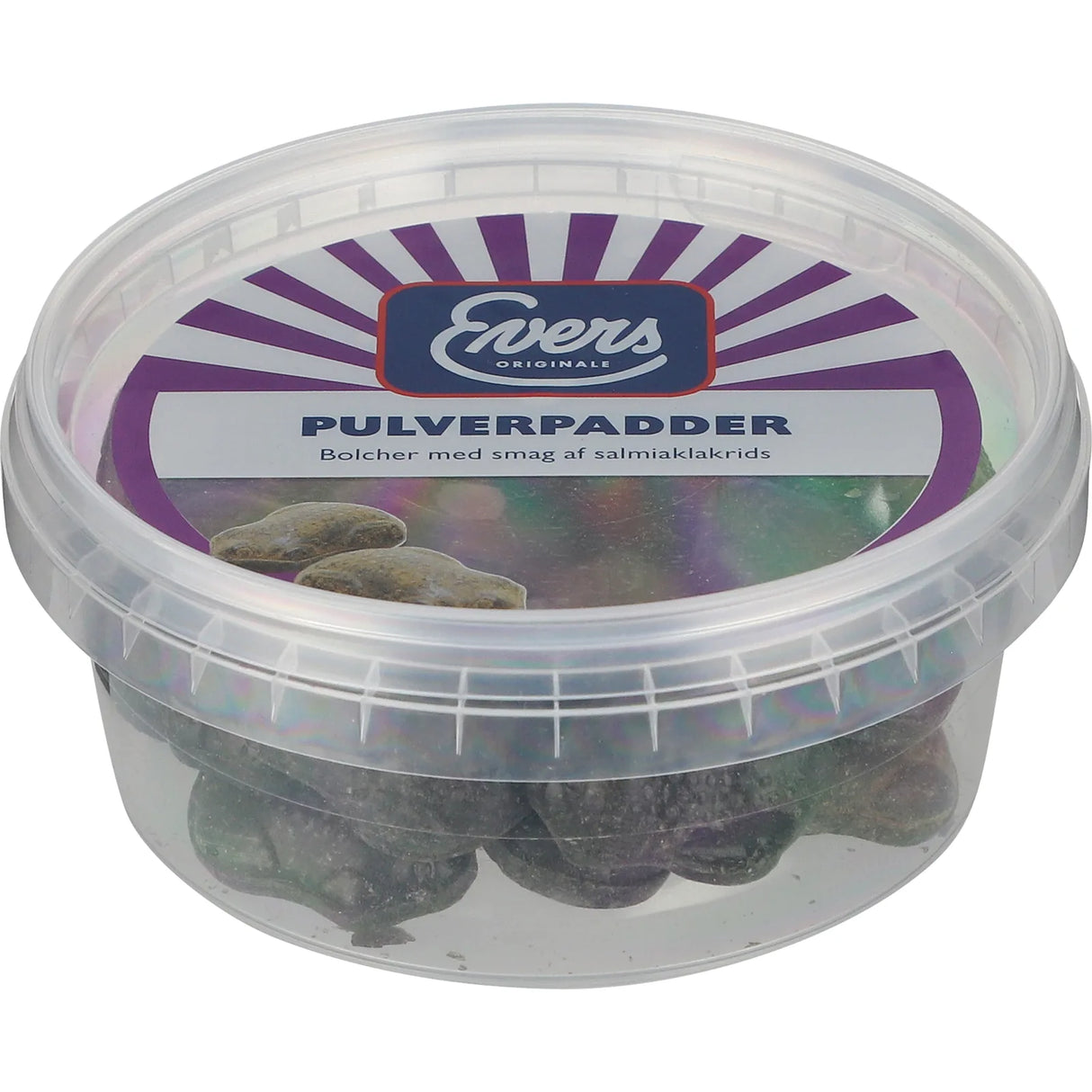 Evers - Pulverpadder - hard boiled candy with strong liquorice powder