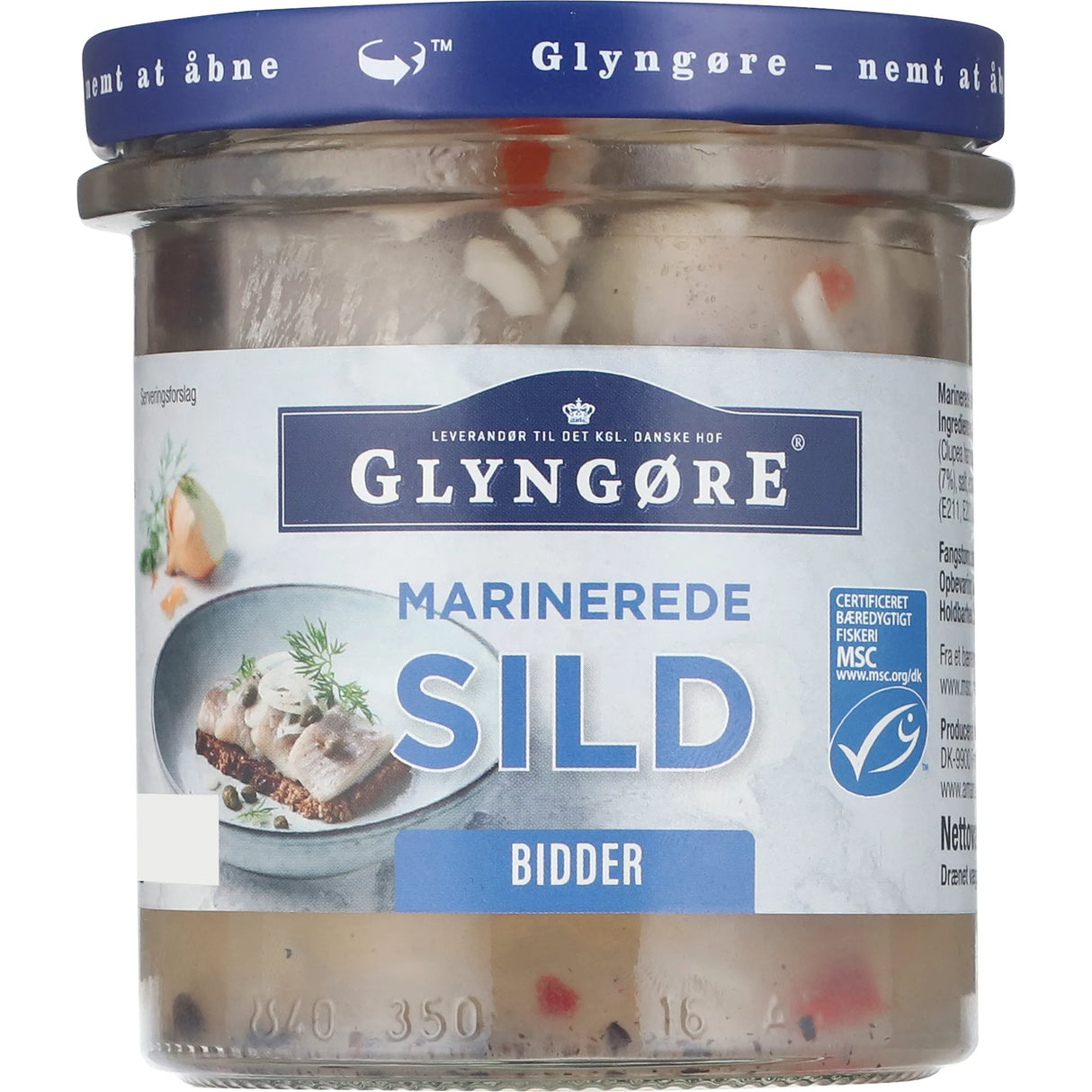 Glyngøre - Marinerede sild i bidder 350 gram