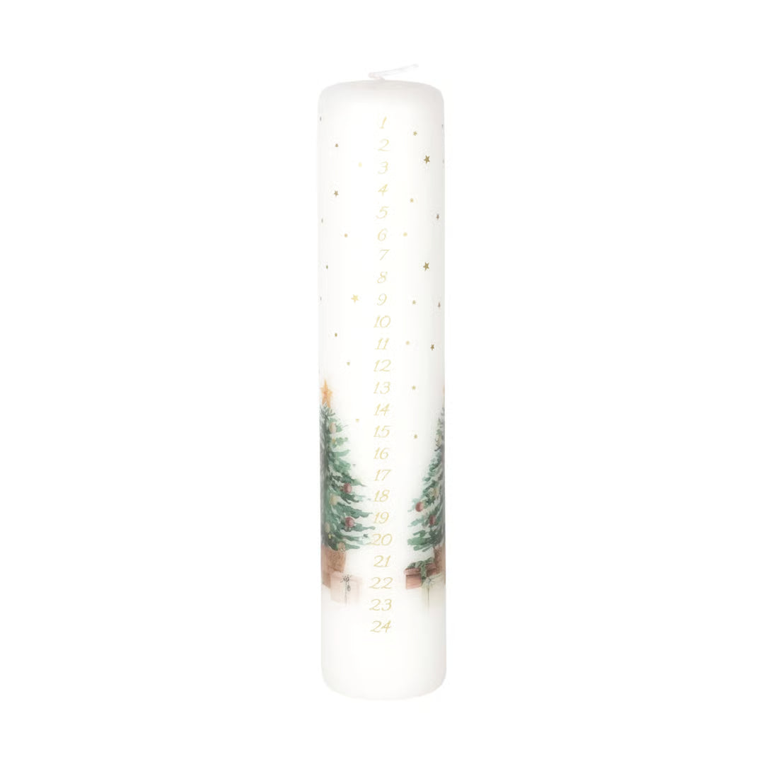 Christmas - Casa Christmas kalenderlys - Christmas candle 1-24 - 25 cm