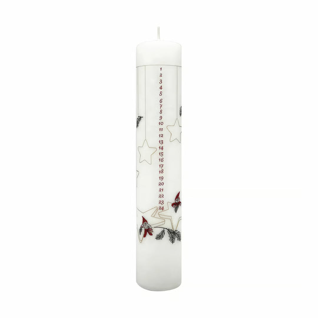 Christmas - Klarborg Anker & Naja kalenderlys - Christmas candle 1-24 - 20 cm